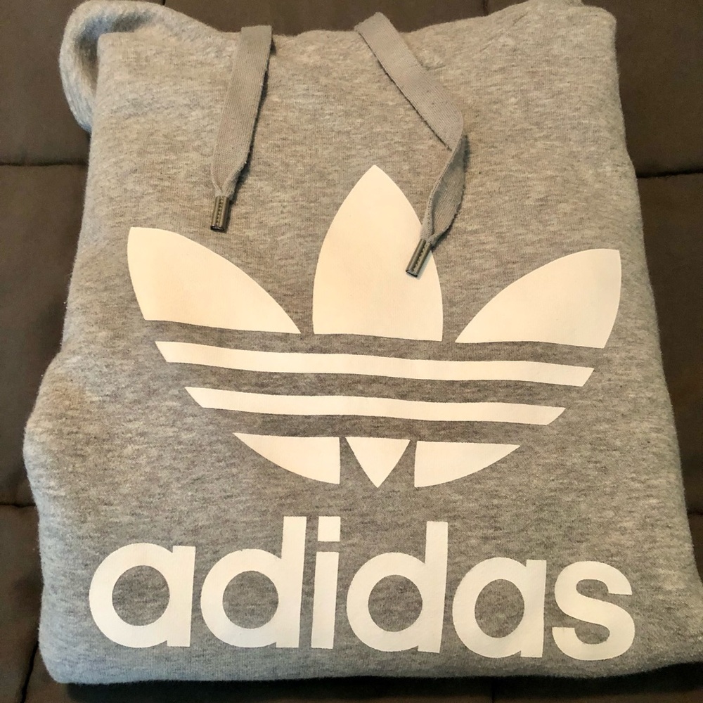 💥 Women’s gray adidas hoodie, sz Medium